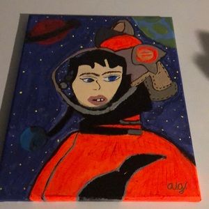 Astronaut painting